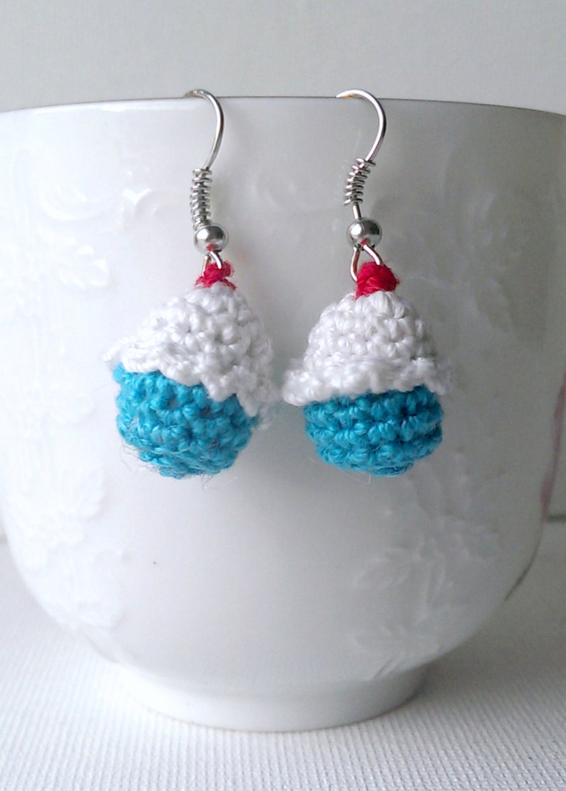 Micro Amigurumi Crocheted Earrings PDF Pattern INSTANT Etsy