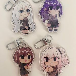 Nightcord at 25:00 - Project Sekai Keychains/Charms