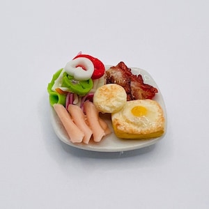 Doll House Breakfast Plate