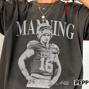 Arch Manning Texas Football Shirt, Texas Quarterback Graphic Tee, College Football Fan Gift, Game Day Comfort Colors T-Shirt