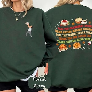 Bluza z nadrukiem Bob's Burgers na Święto Dziękczynienia, unisexowa koszulka z nadrukiem piosenek Lindy Belcher, zabawny t-shirt z nadrukiem, prezent na Święto Dziękczynienia