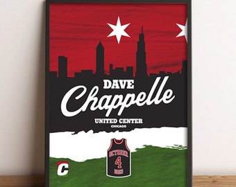 Dave Chappelle Chicago 3-night posters