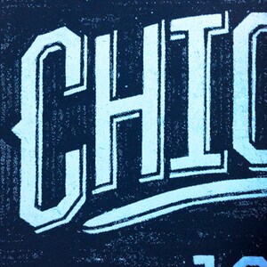 Chicago Screen Printed Art Print image 3