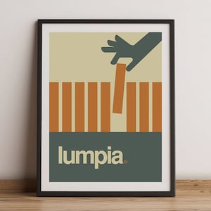 Lumpia Filipino art print Philippines Pinoy