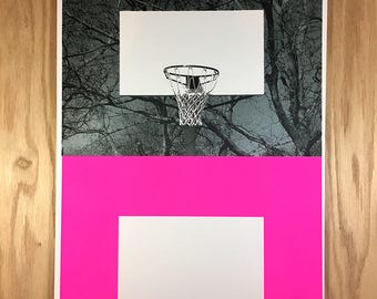 BOX SCORE Basketball Art Print