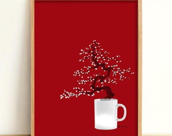 bonsai fusion Bonsai Tree Neon Bonsai Fusion 20 Canvas Wall Art Print Decor Artwork  Picture Painting Poster – Sense Canvas