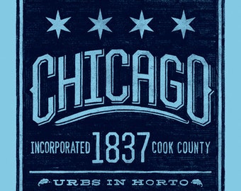 Chicago Screen Printed Art Print