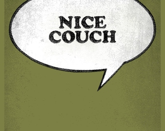 Nice Couch screen print