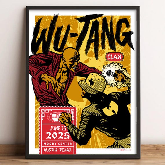 Wu-Tang Clan 日本ツアーポスター ウータンクラン ビンテージウータン