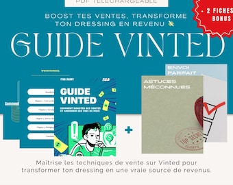 Vinted PDF Pack – Guide to selling + bonus tips to boost your sales
