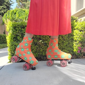 Flowerzz Roller Skate Boot Covers/Huggies