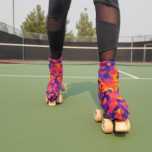 Fire & Ice Roller Skate Boot Cover/Huggie