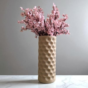 Modern Geometric Vase | Decorative Flower Holder | Minimalist Home Decor.
