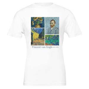 Camiseta con pinturas famosas de Vincent van Gogh, regalo para artistas o profesores de arte, camiseta de arte, camiseta estética