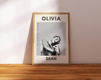 Olivia Dean Digital Poster, Olivia Dean Wall Art Chic Wall Art Print, Home Decor, Gift for Music Lovers, Summer Vibes Decor