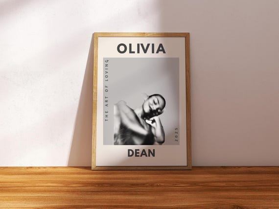 Olivia Dean Digital Poster, Olivia Dean Wall Art Chic Wall Art