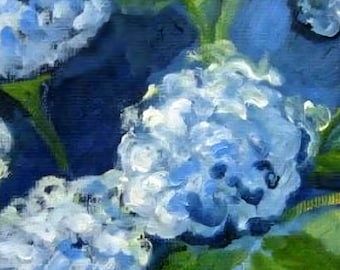 菊の花の絵画 - 現代抽象芸術、キャンバスに描かれたアクリル画 - 13 x