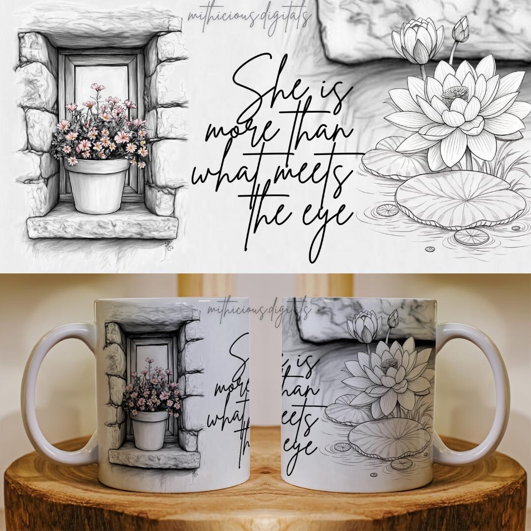 Sentimental Spring Mugs 5 Best Sentimental Mug Wrap Template for Women | Motivational Mug ...