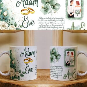 20+ mug wrap wedding template layout editable in canva customized accasion event colorful minimalist