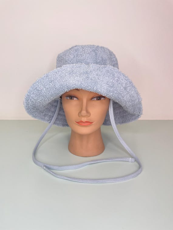 Bespoke Terry Towelling Floral Sunhat With Fringing and Chin  display picture 1