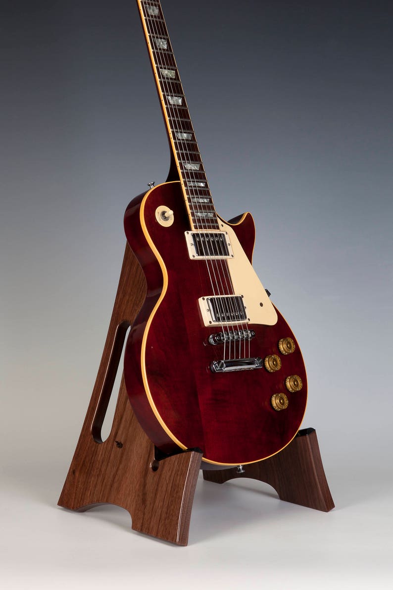 Slayframe Electric Guitar Stand in Walnut Wood SFEW Etsy