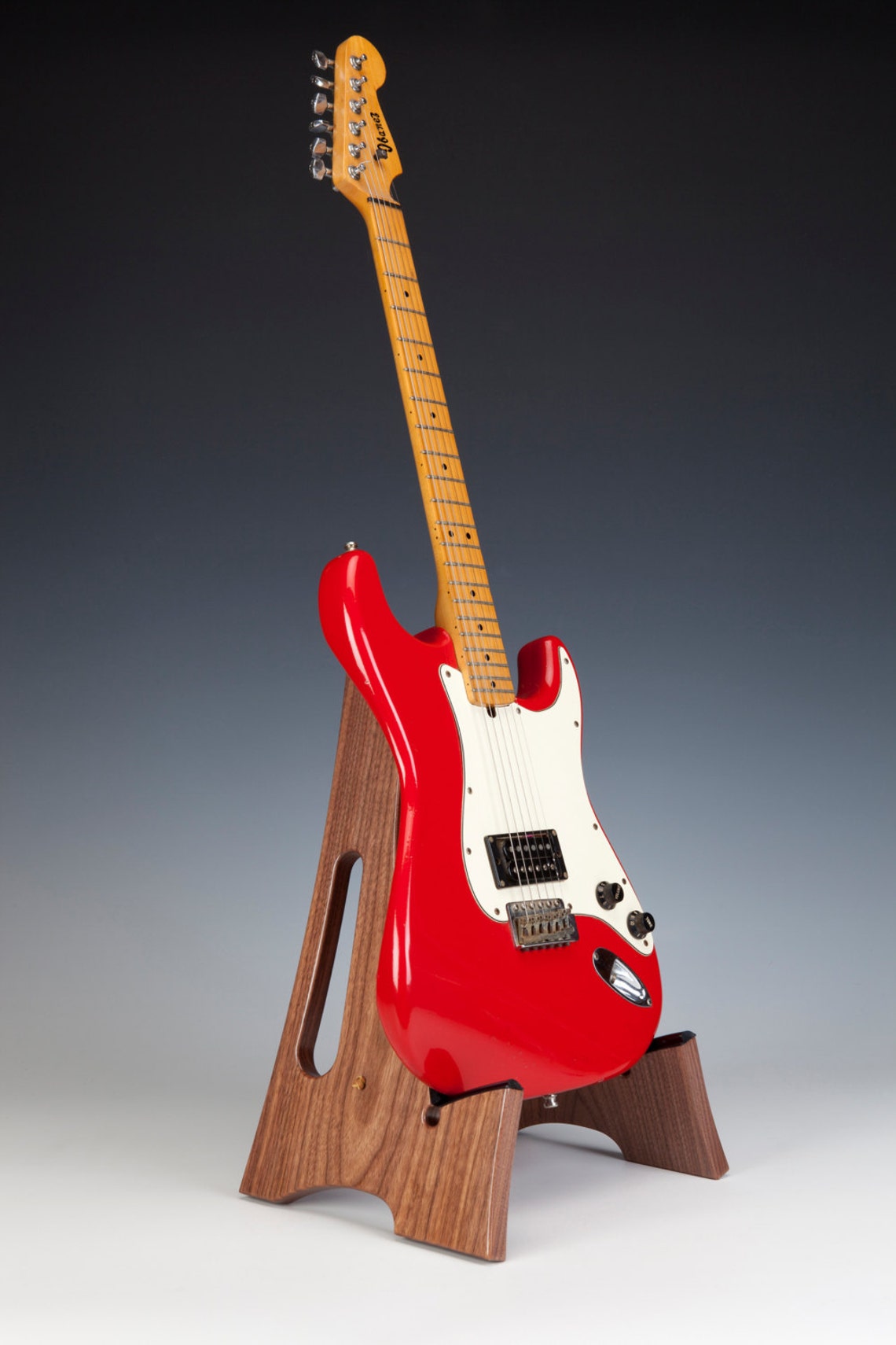 Slayframe Electric Guitar Stand in Walnut Wood SFEW Etsy
