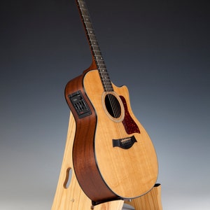 Clear Pine wood, Slay-Frame wood guitar stand image 3
