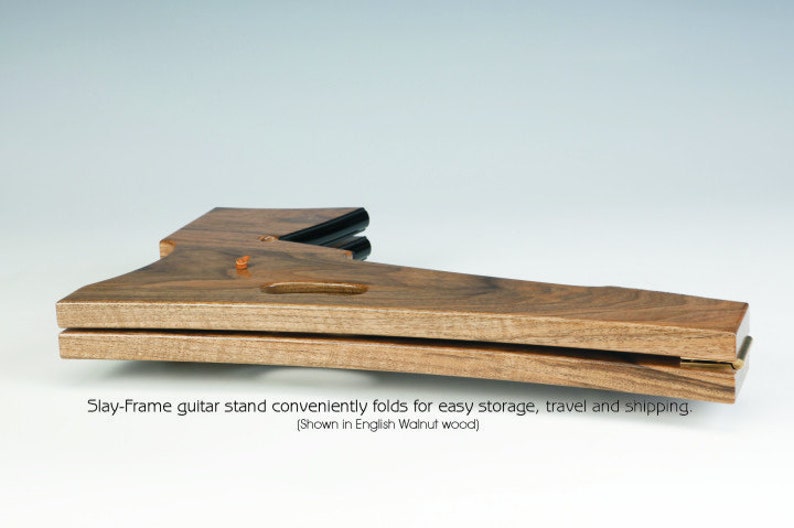 Clear Pine wood, Slay-Frame wood guitar stand image 5