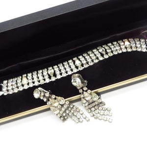 Sparkling Jewelry Set by WEISS Luxury Dazzling Occasion Formal Jewelry Wedding Bridal Demi Parure