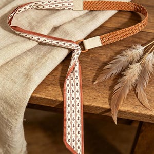 Braided Silk Belt - Etsy display picture 1