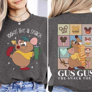 Disney ziet eruit als een snack Gus Gus-shirt, Gus Gus-shirt, Disneyland Trip-shirt, T-shirt Cinderella Gus Gus, bijpassende T-shirt Disney Family