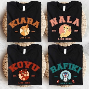 The Lion King Matching Shirts, Simba Nala Shirt, Mufasa Shirt, Pumba Rafiki Shirts, The Lion King Birthday Tees, Lion King Family T-Shirts