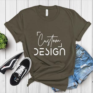 Custom Design Shirt, Custom Text Shirt, Personalized Shirt, Custom T-shirt, Custom Logo Shirts, Customizable Shirt, Custom Unisex Shirts