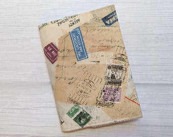 Passport Cover Sleeve Case Holder  Cotton Travel Stamps