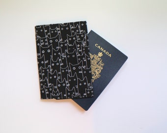 Fabric Cartera Para Pasaporte Yoga Poses Passport Holder Fabric Cartera Para Pasaporte Yoga Poses Passport Holder