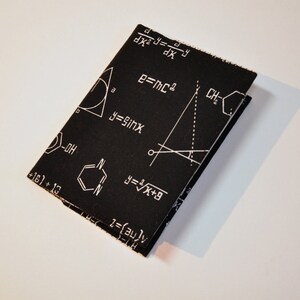 Passport Holder Passport Cover Passport Sleeve Scientific EMC2 Black and White with math equations image 4