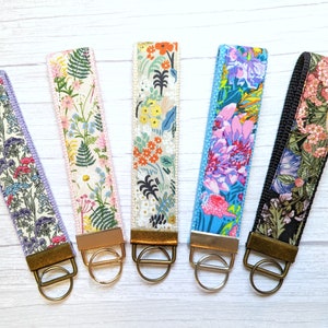 Llavero con diseño floral - llavero - cordón para la muñeca - regalo para profesores - llavero con diseño de pulsera
