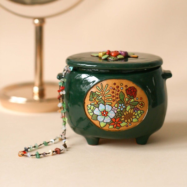 Ceramic Jewelry Box Etsy