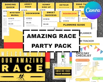 Complete Amazing Race Party Pack - Any City Edition (Digital Download)