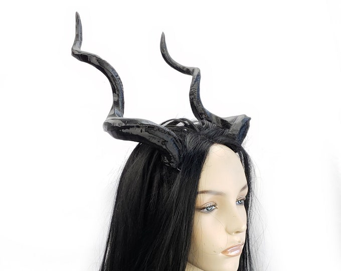 Spiral Horns for Costume or Cosplay, DIY Lightweight Horns, Long and
