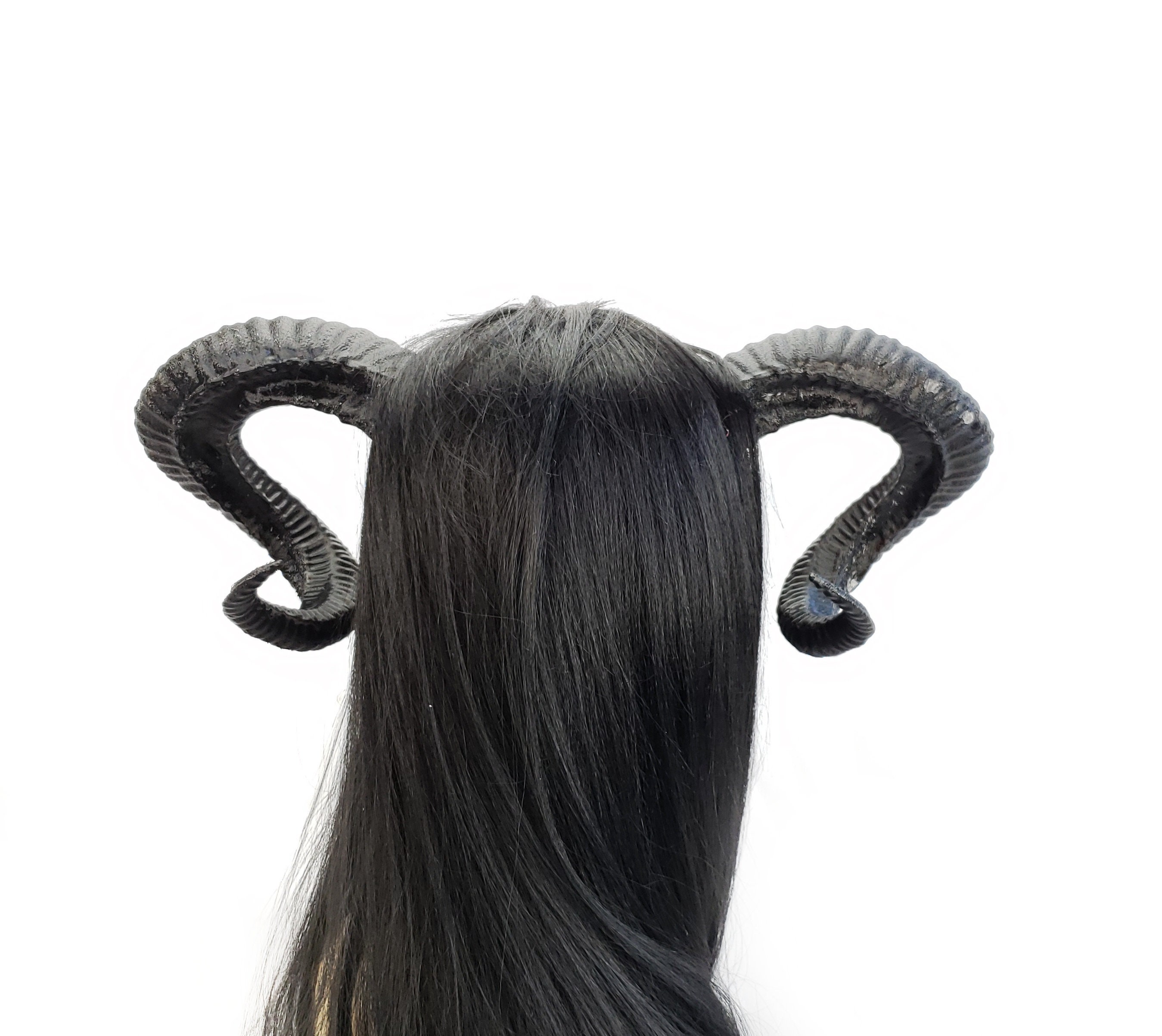 Costume Spiral Horns Queen of Hades Horns Demon horns Etsy