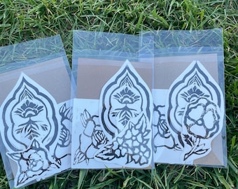 3 piece block print