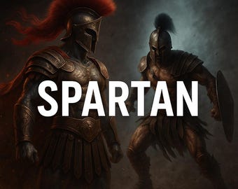 Spartan Warrior Printable Wall Art 11 – Digital Download Poster – Ancient Battle Gym Decor – Man Cave Office Art Print
