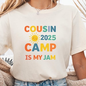 Cousin Camp Shirt, Family Reunion Tee, Summer Camp Cousins Shirt, Matching Cousin T-Shirt, Kids and Adults Sizes, Fun Vacation Shirt