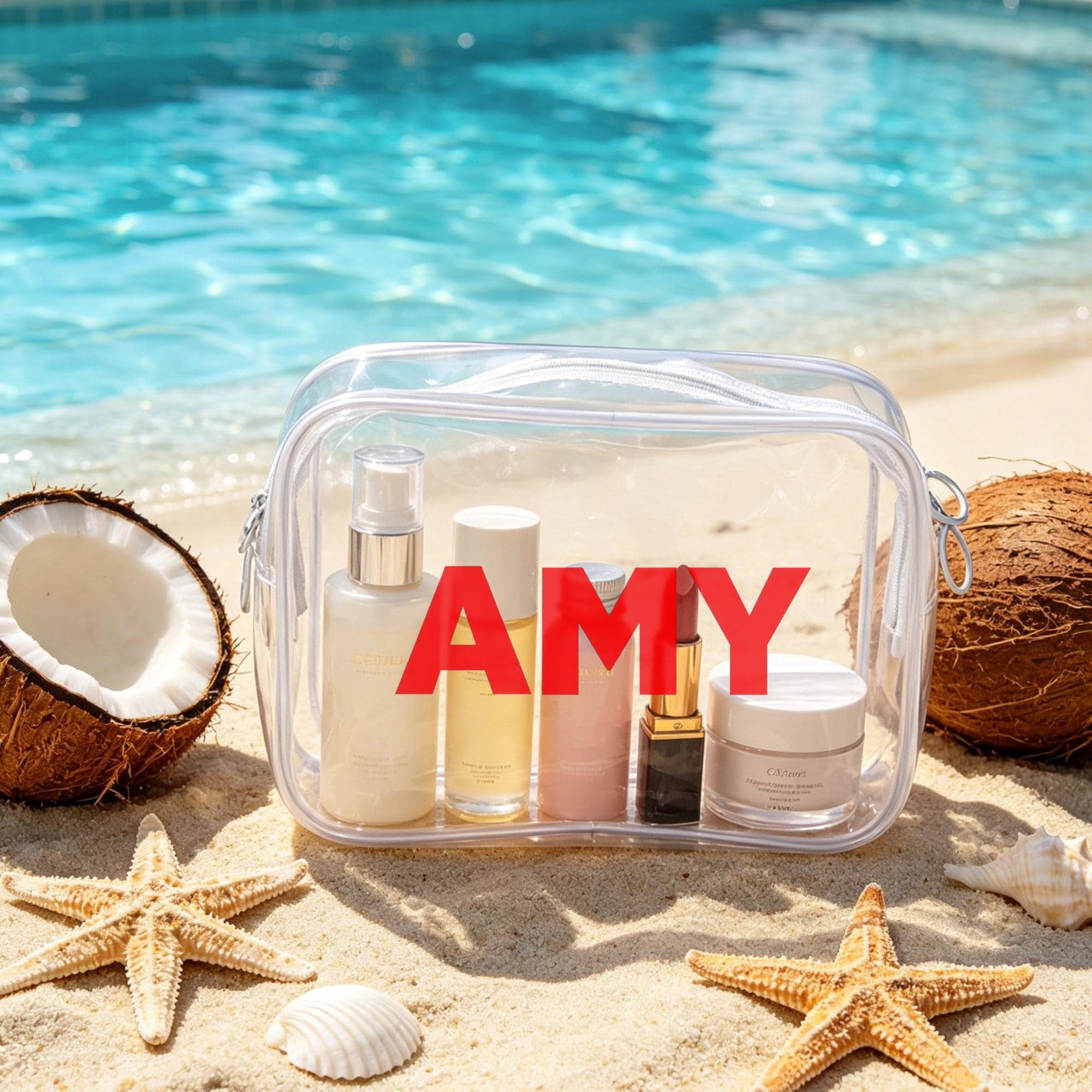 Pvc Transparent Cosmetic Bag - Etsy