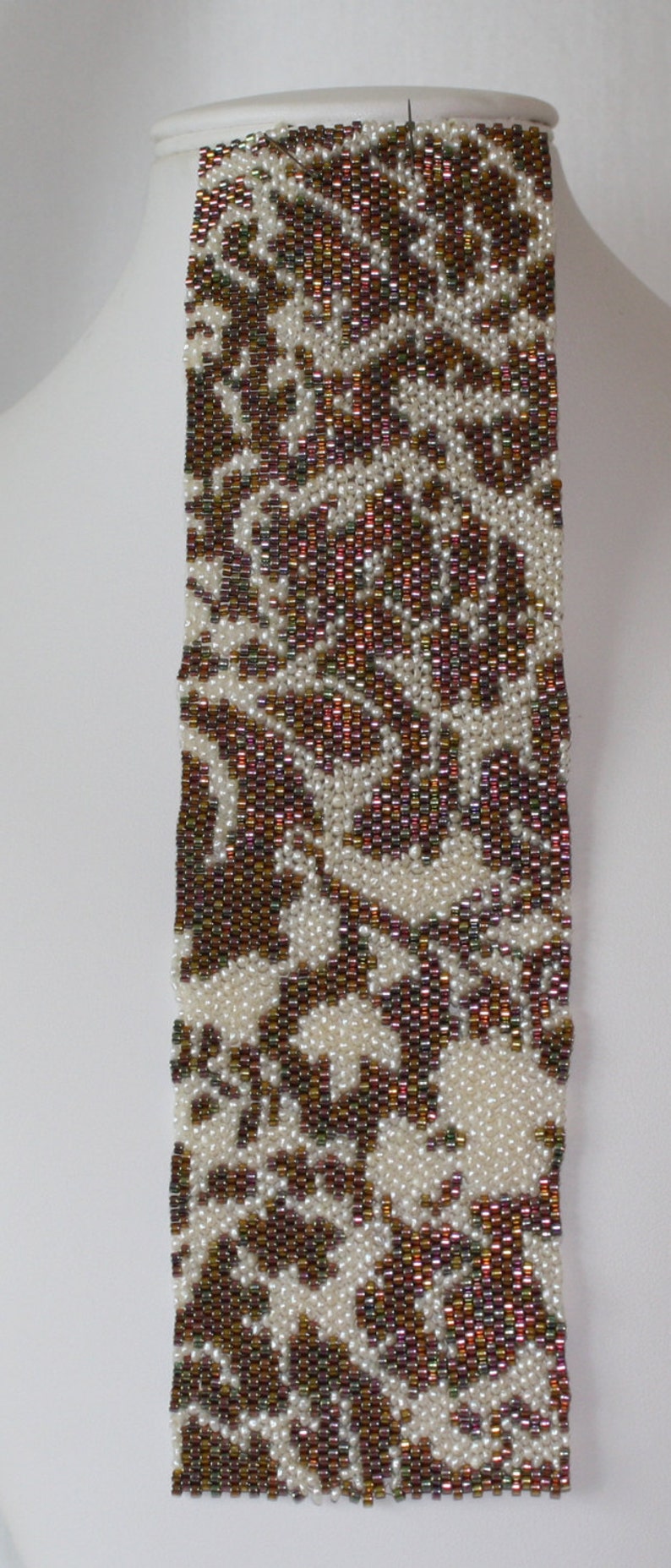 Seed Bead PATTERN Peyote Stitch for Lace 6 | Etsy