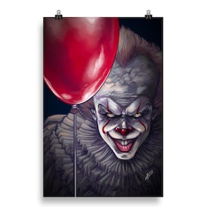 The Dancing Clown Poster Print