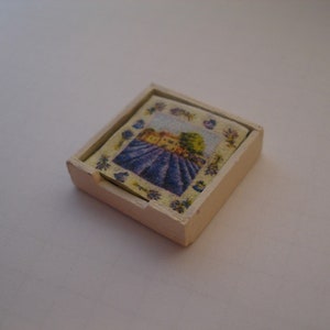 Dollshouse miniature napkins,   one inch 1:12 scale