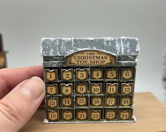 Dollshouse miniature Advent calendar, 1:12 scale