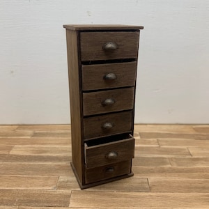 Dollshouse miniature furniture, chest of drawers 1:12 scale, dollhouse furniture, miniature dollhouse chest